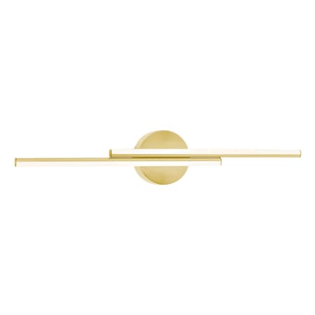 Afx Ella 24-in. LED Vanity, Satin Brass ELAV2404L30D1SB